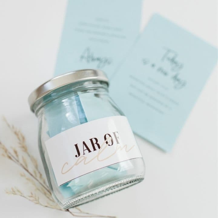Jar of Calm Messages